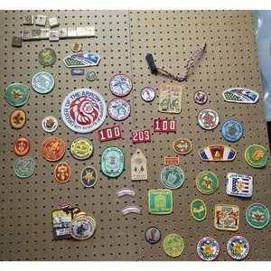 Boy Scouts of America VTG 80s Patches Award Belt Slides BSA OA Collection 60+